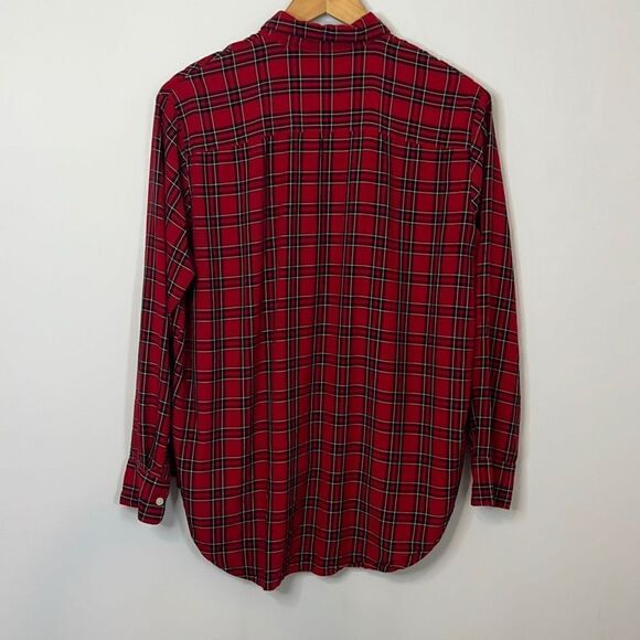 Madewell Women’s Oversized Ex-Boyfriend Shirt in Tartan Plaid Size Small - Picture 14 of 15